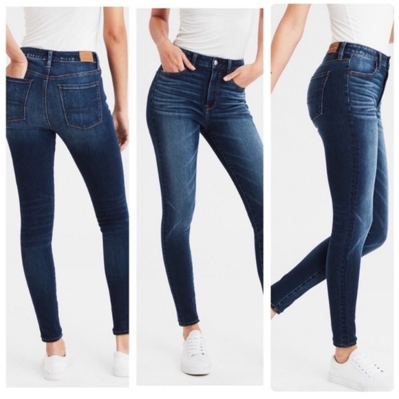 American Eagle AE Next Level Stretch Highest Rise Jegging Size 10 Xtra Long - Picture 1 of 16